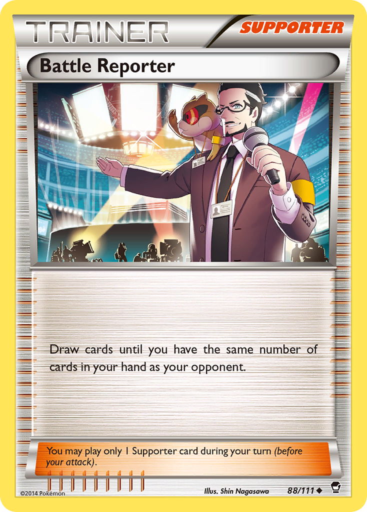 Battle Reporter 88/111 Uncommon | Furious Fists | Pokemon Card