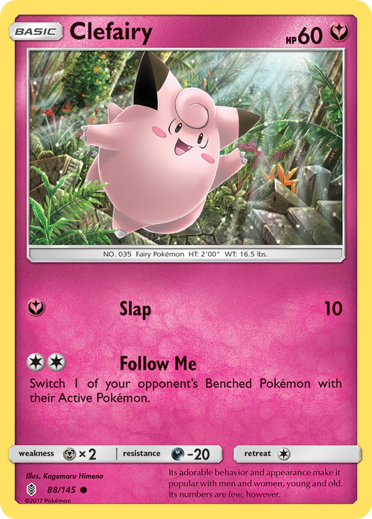 Clefairy 88/145 Common | Guardians Rising | Pokemon Card