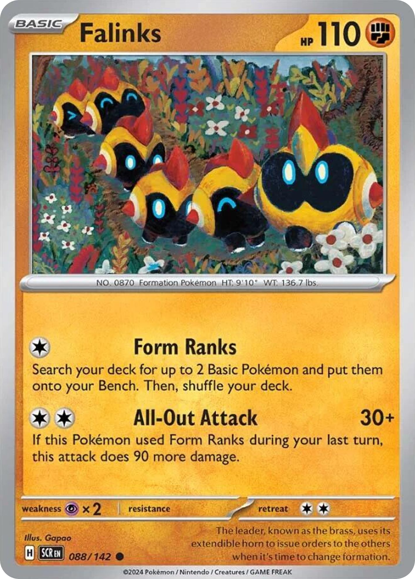 Falinks 88/142 Common | Stellar Crown | Pokemon Card