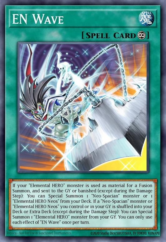 EN Wave - POTE-EN053 Super Rare | Yu-Gi-Oh! Card