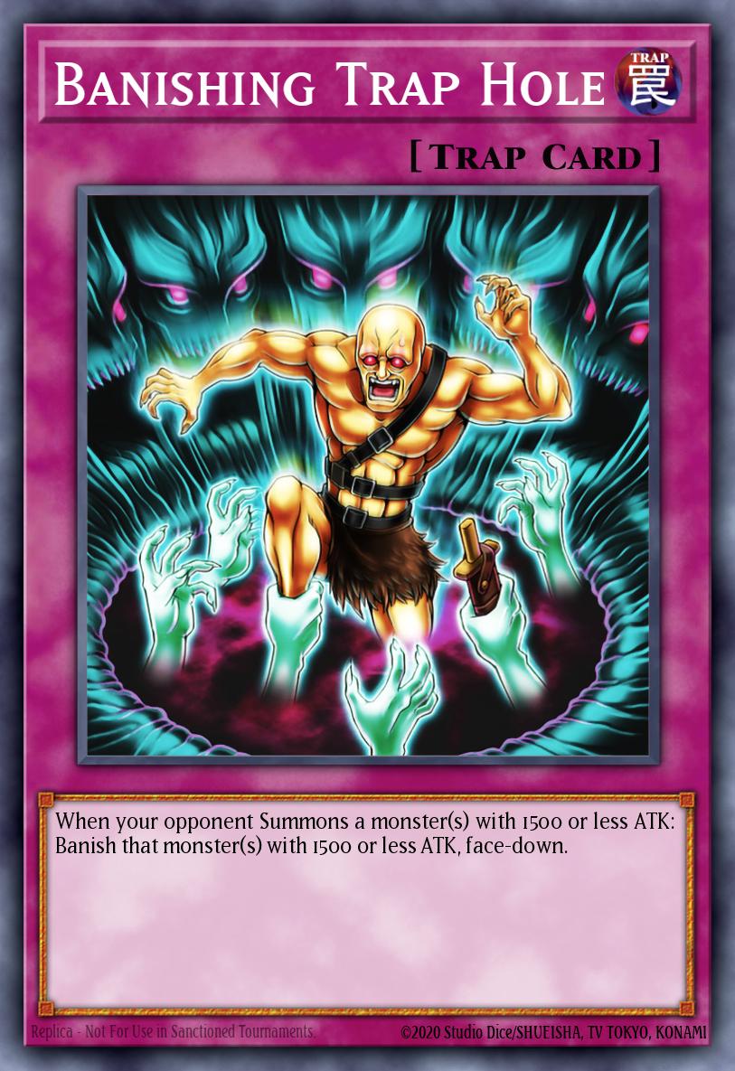 Banishing Trap Hole - DUNE-EN077 Super Rare | Yu-Gi-Oh! Card