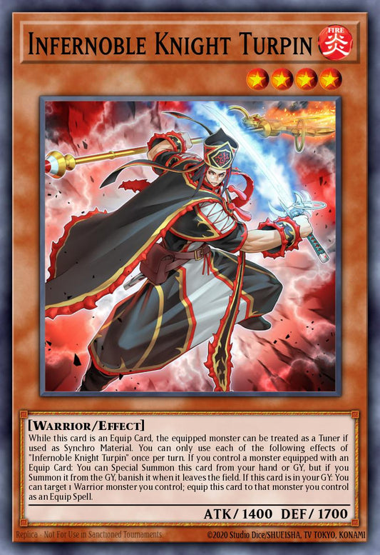 Infernoble Knight Turpin - DUNE-EN014 Super Rare | Yu-Gi-Oh! Card