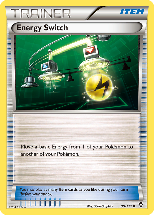 Energy Switch 89/111 Uncommon | Furious Fists | Pokemon Card