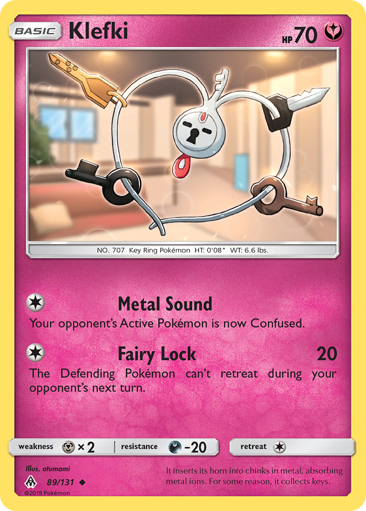 Klefki 89/131 Uncommon | Forbidden Light | Pokemon Card