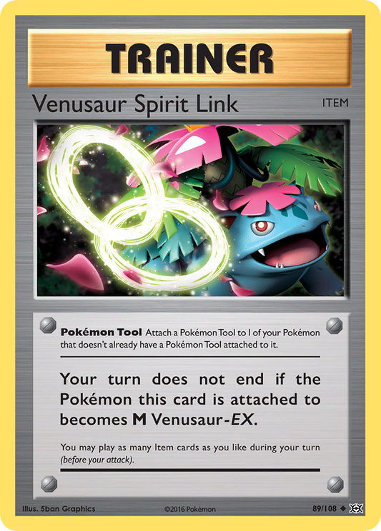 Venusaur Spirit Link 89/108 Uncommon | Evolutions | Pokemon Card