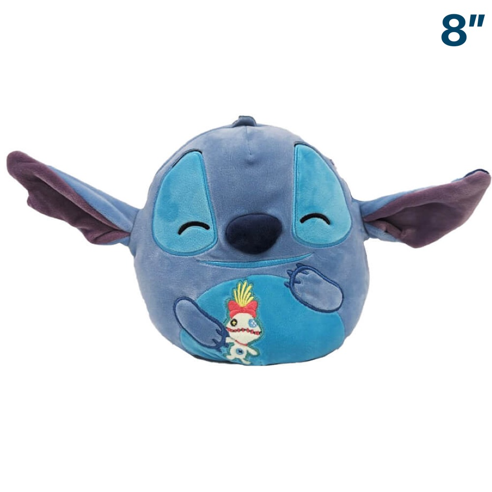 Stitch with Plush Toy ~ 8" Disney Stitch Squad Squishmallow Plush ~ In Stock