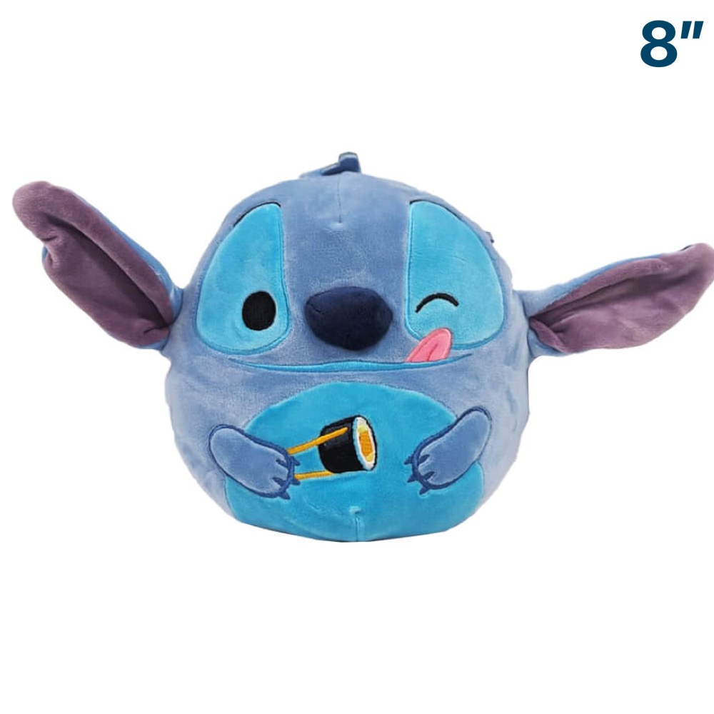 Stitch with Sushi ~ 8" Disney Stitch Squad Squishmallow Plush ~ In Stock