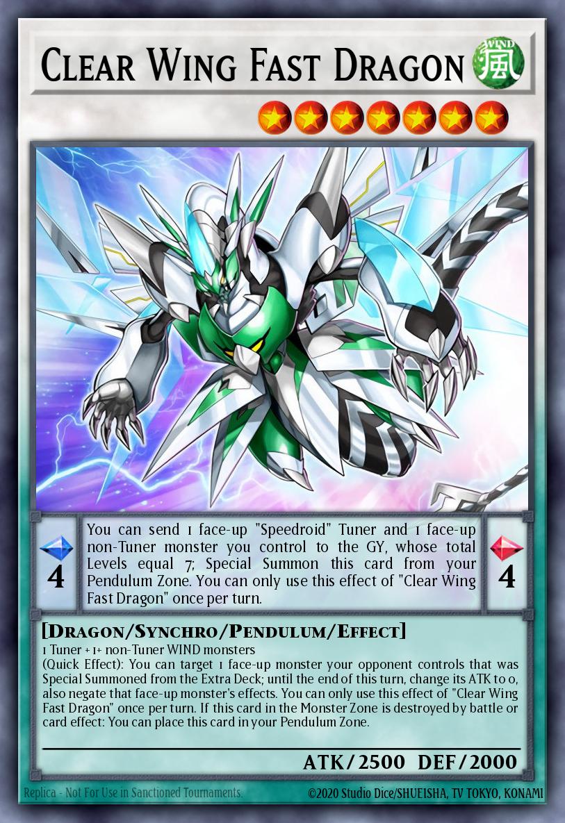 Clear Wing Fast Dragon - DUDE-EN011 Ultra Rare | Yu-Gi-Oh! Card