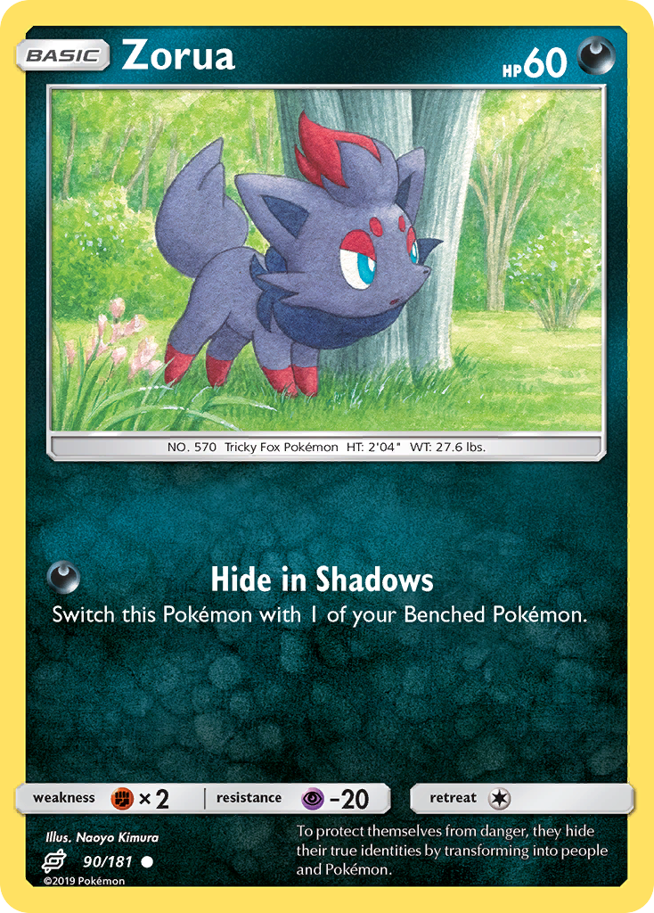 Zorua 90/181 Common | Team Up | Pokemon Card