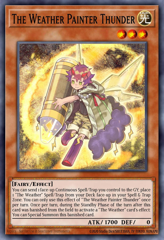 The Weather Painter Thunder - MGED-EN097 Rare | Yu-Gi-Oh! Card