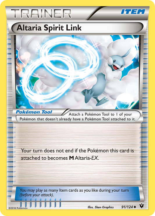 Altaria Spirit Link 91/124 Uncommon | Fates Collide | Pokémon Card