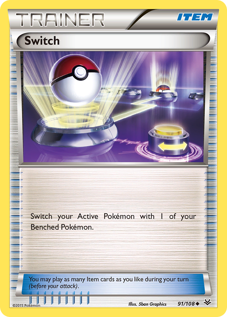 Switch 91/108 Uncommon | Roaring Skies | Pokemon Card