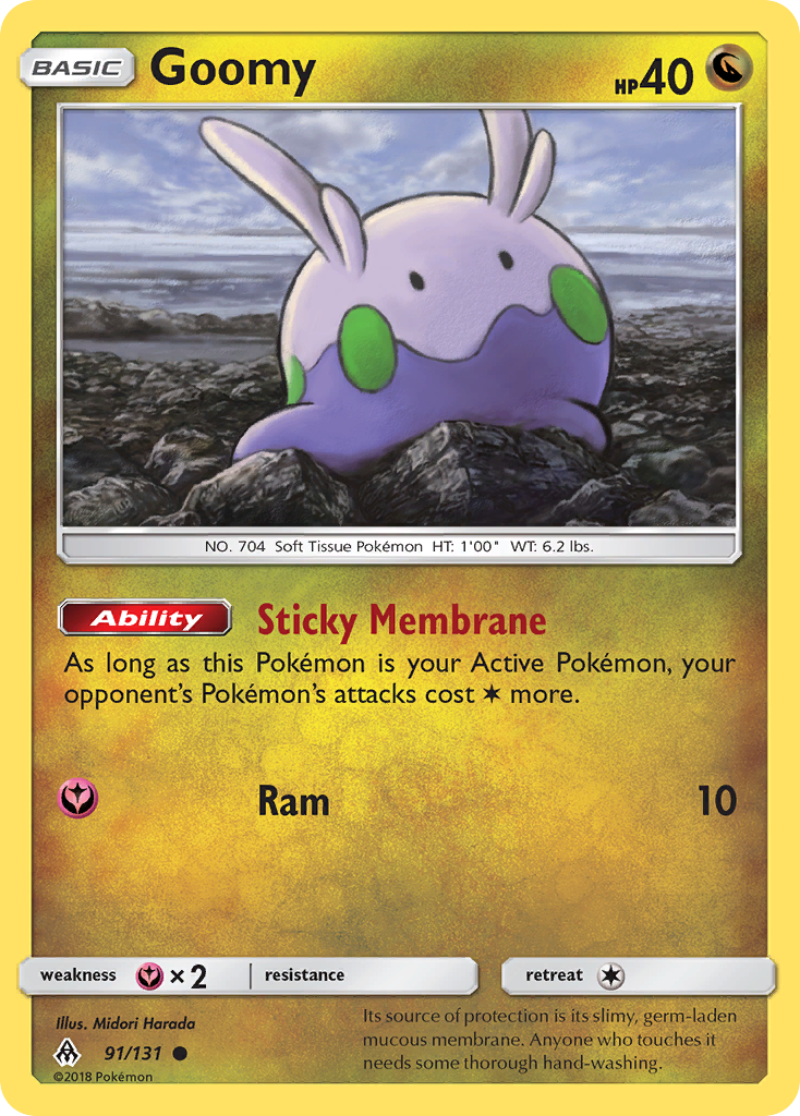 Goomy 91/131 Common | Forbidden Light | Pokemon Card