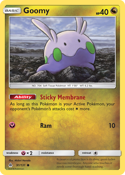 Goomy 91/131 Common | Forbidden Light | Pokemon Card