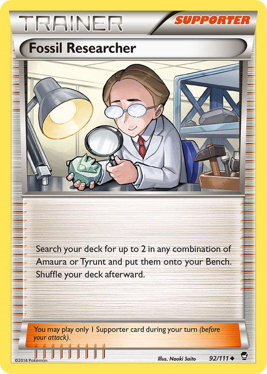 Fossil Researcher 92/111 Uncommon | Furious Fists | Pokemon Card