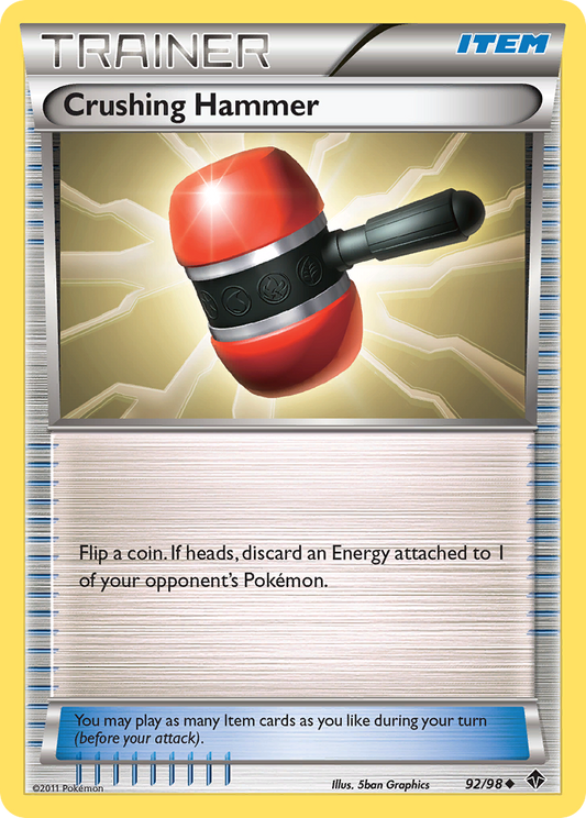 Crushing Hammer 92/98 Uncommon | Emerging Powers | Pokemon Card