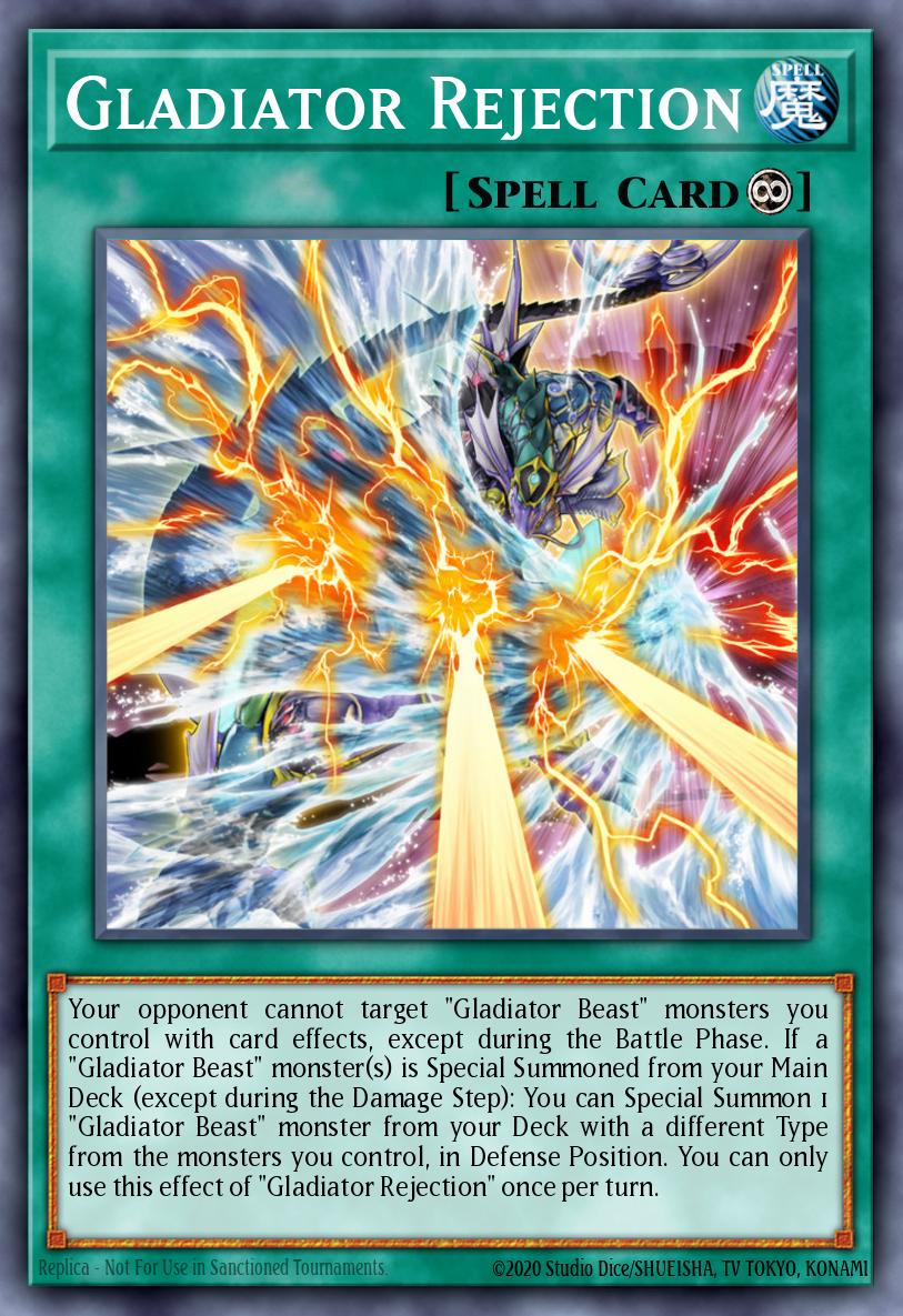 Gladiator Rejection - MP20-EN186 Super Rare | Yu-Gi-Oh! Card