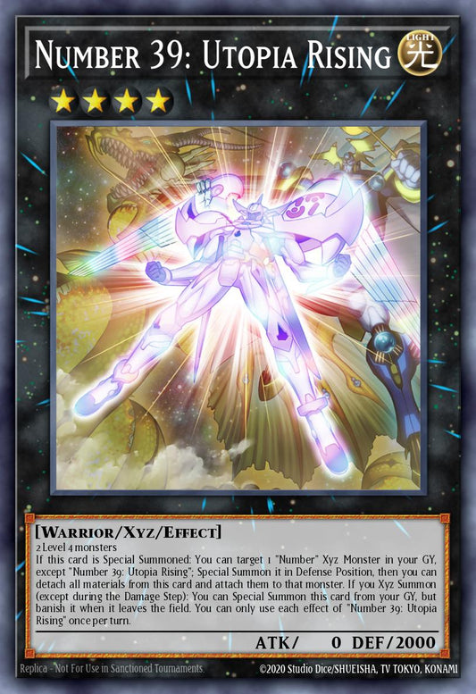 Number 39: Utopia Rising - MAZE-EN021 Collector's Rare | Yu-Gi-Oh! Card