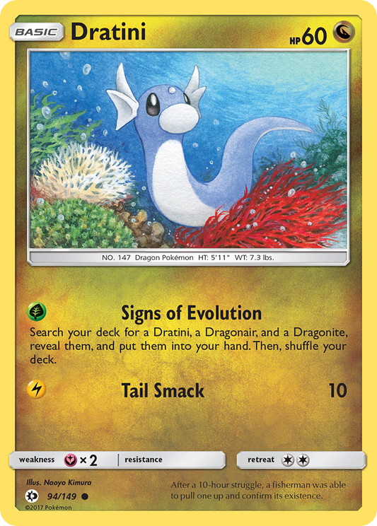 Dratini 94/149 Common | Sun & Moon | Pokemon Card