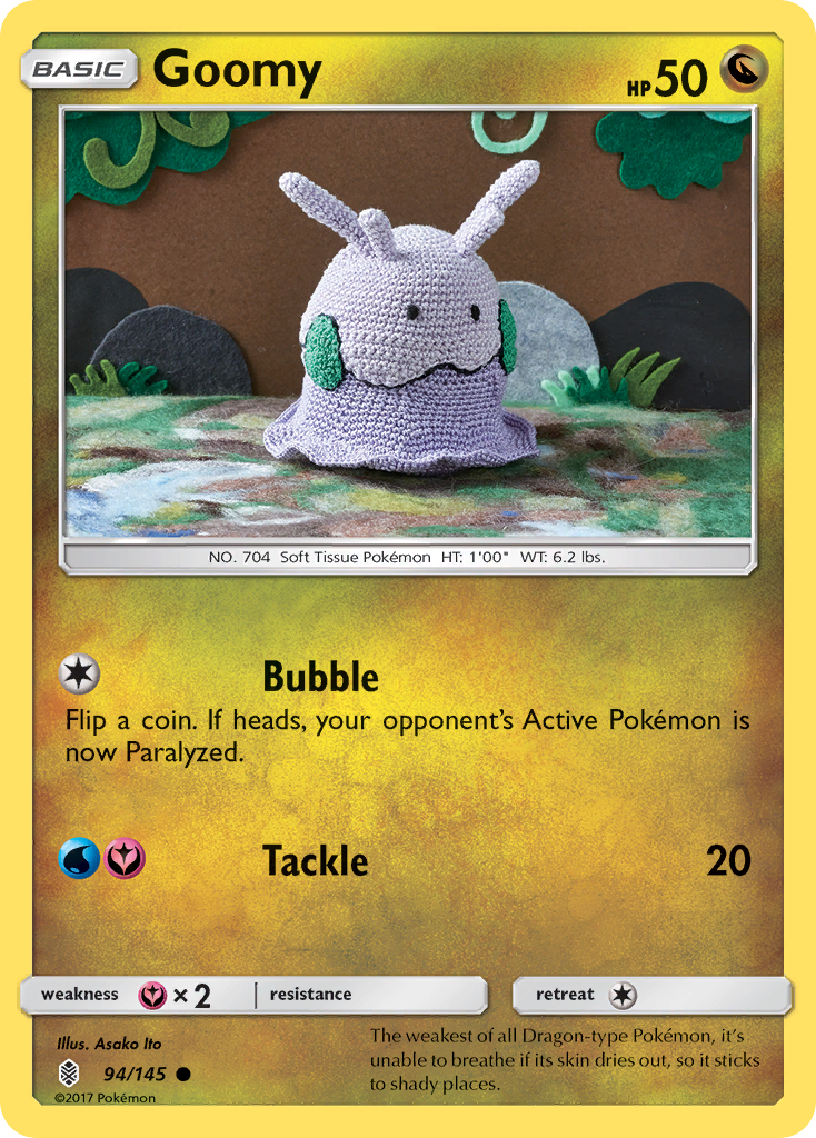 Goomy 94/145 Common | Guardians Rising | Pokemon Card