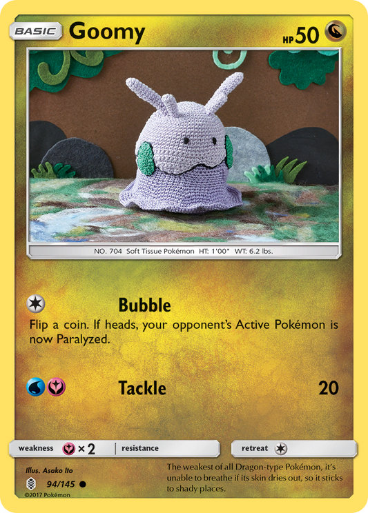 Goomy 94/145 Common | Guardians Rising | Pokemon Card