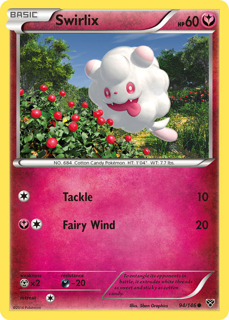 Swirlix 94/146 Common | XY | Pokemon Card