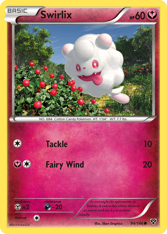 Swirlix 94/146 Common | XY | Pokemon Card