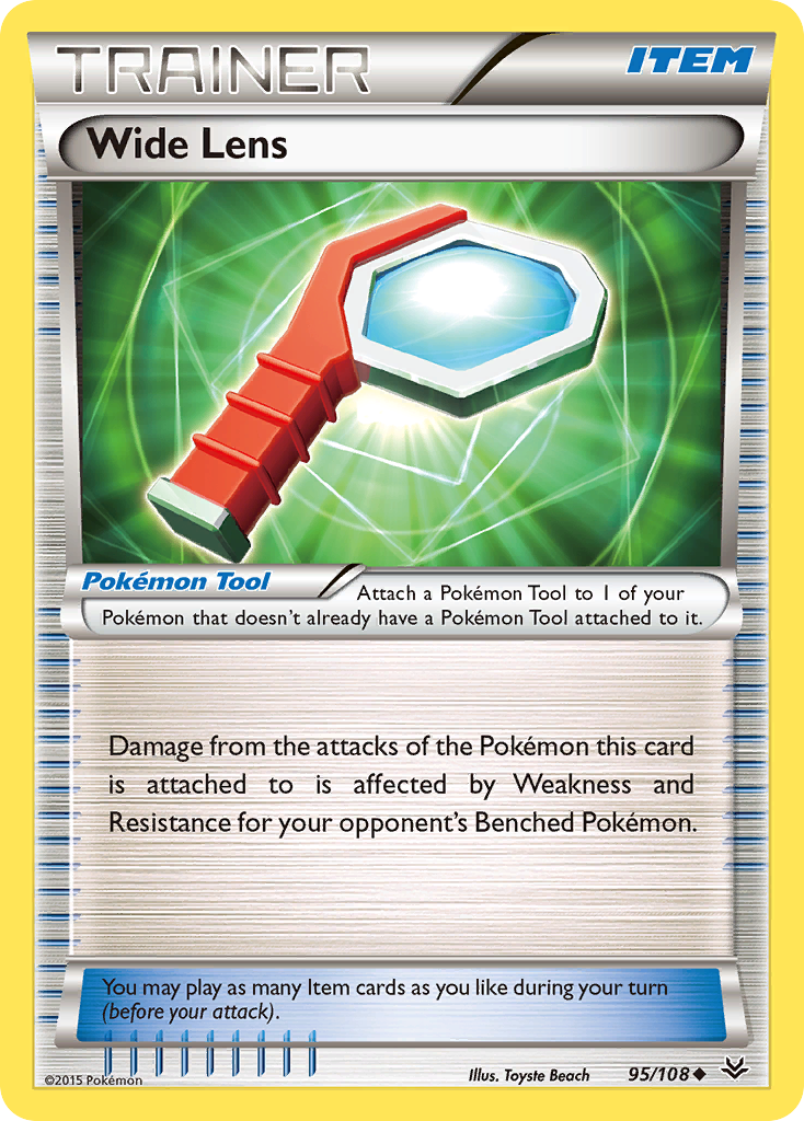 Wide Lens 95/108 Uncommon | Roaring Skies | Pokemon Card