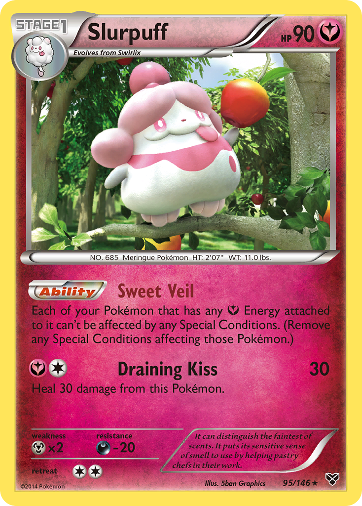 Slurpuff 95/146 Rare Holo | XY | Pokemon Card