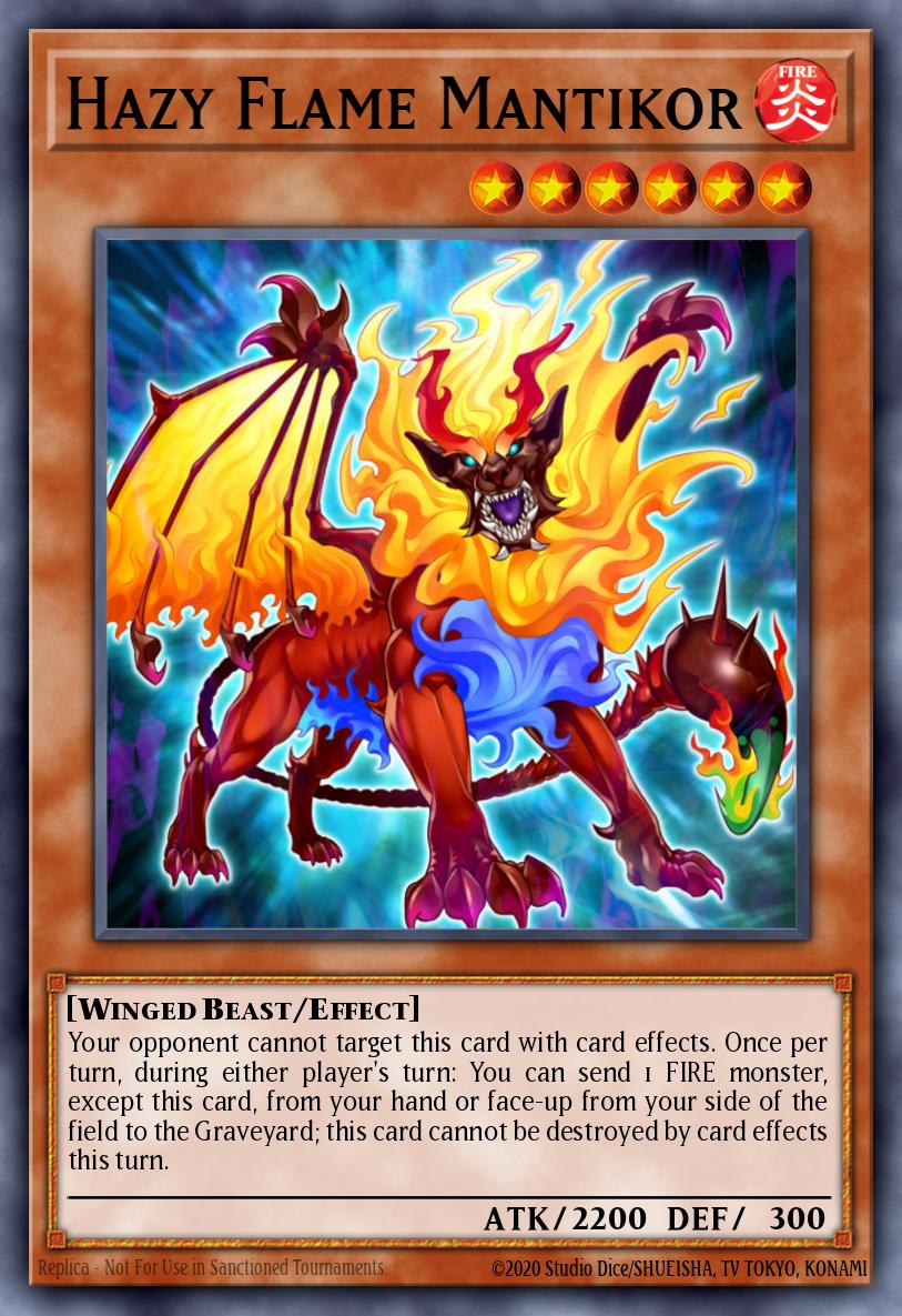 Hazy Flame Mantikor - CBLZ-EN082 Rare | Yu-Gi-Oh! Card