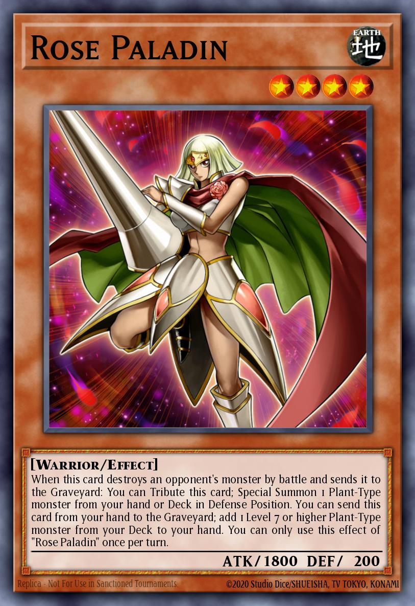 Rose Paladin - PGL2-EN004 Gold Secret Rare | Yu-Gi-Oh! Card