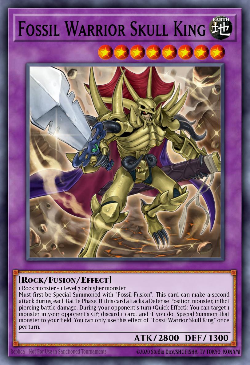 Fossil Warrior Skull King - BLAR-EN006 Secret Rare | Yu-Gi-Oh! Card