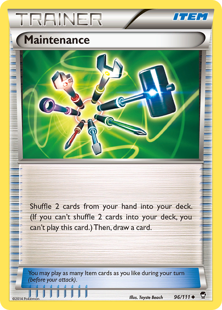 Maintenance 96/111 Uncommon | Furious Fists | Pokemon Card