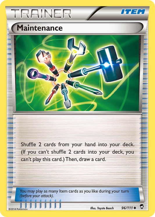 Maintenance 96/111 Uncommon | Furious Fists | Pokemon Card