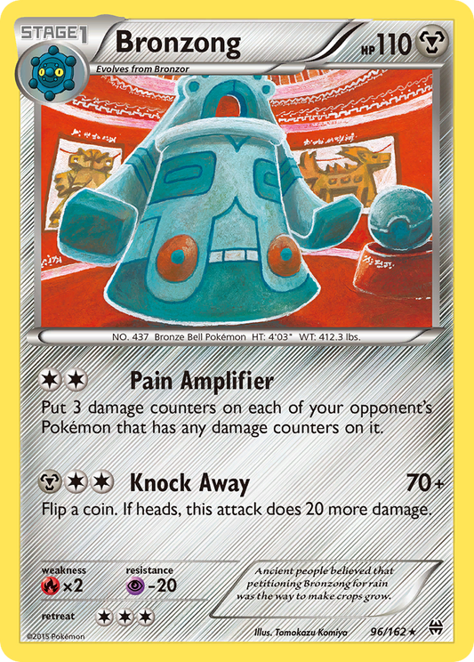 Bronzong 96/162 Rare | BREAKthrough | Pokemon Card