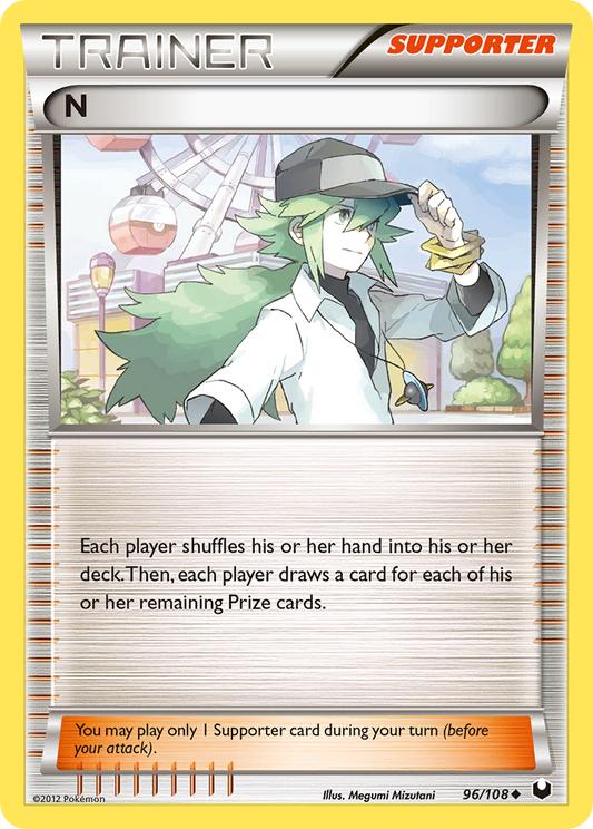 N 96/108 Uncommon | Dark Explorers | Pokemon Card