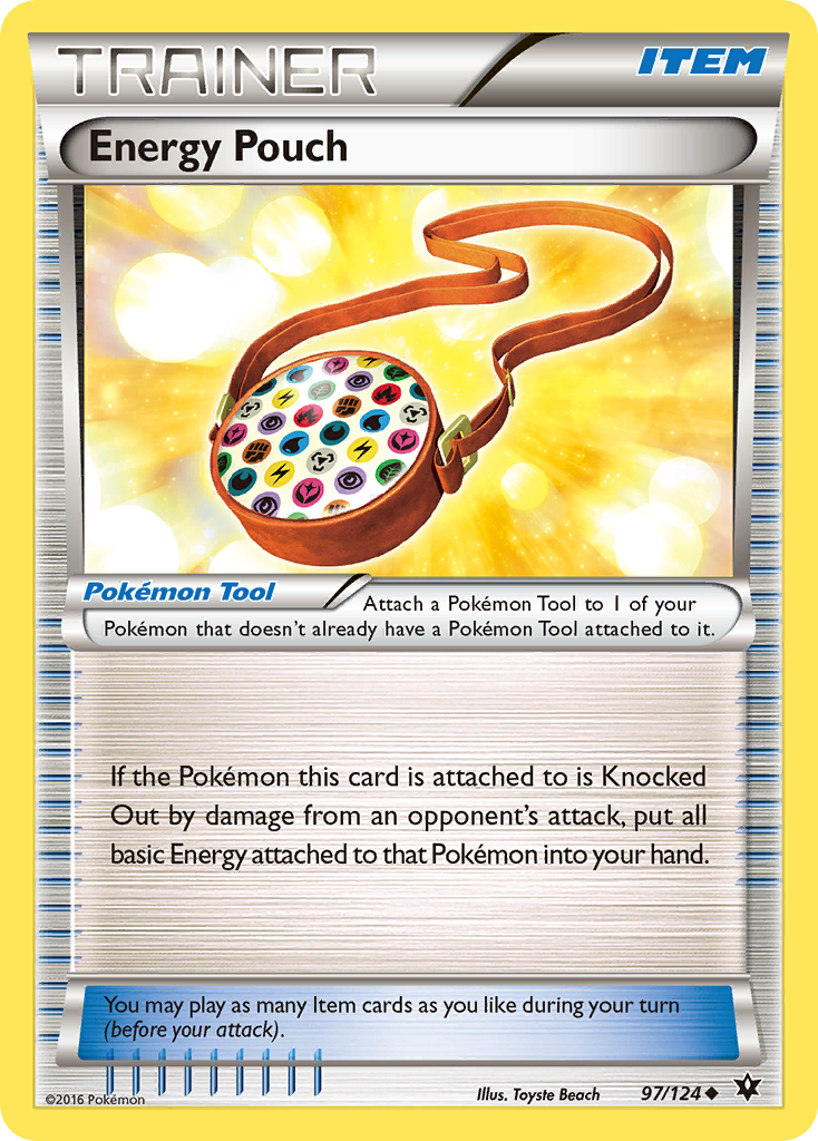 Energy Pouch 97/124 Uncommon | Fates Collide | Pokemon Card