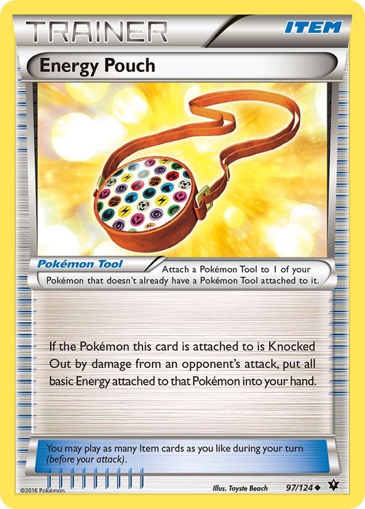 Energy Pouch 97/124 Uncommon | Fates Collide | Pokemon Card