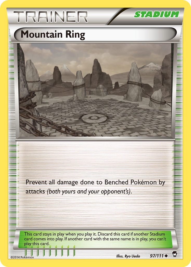 Mountain Ring 97/111 Uncommon | Furious Fists | Pokemon Card