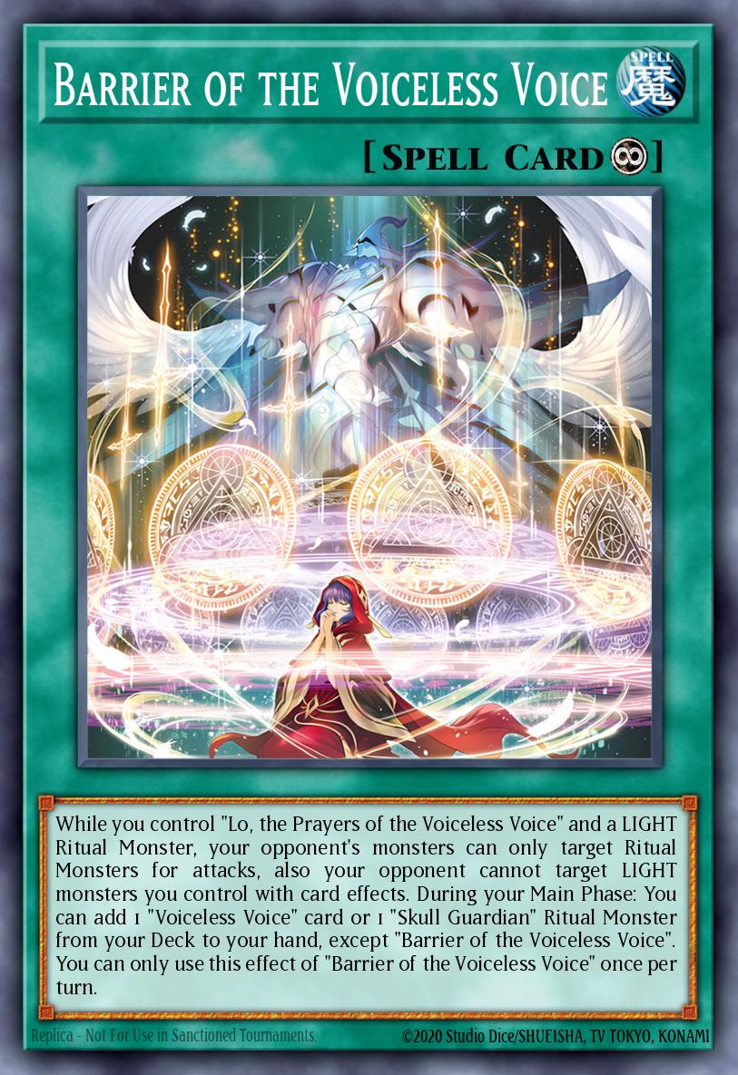 Barrier of the Voiceless Voice - PHNI-EN067 Super Rare | Yu-Gi-Oh! Card