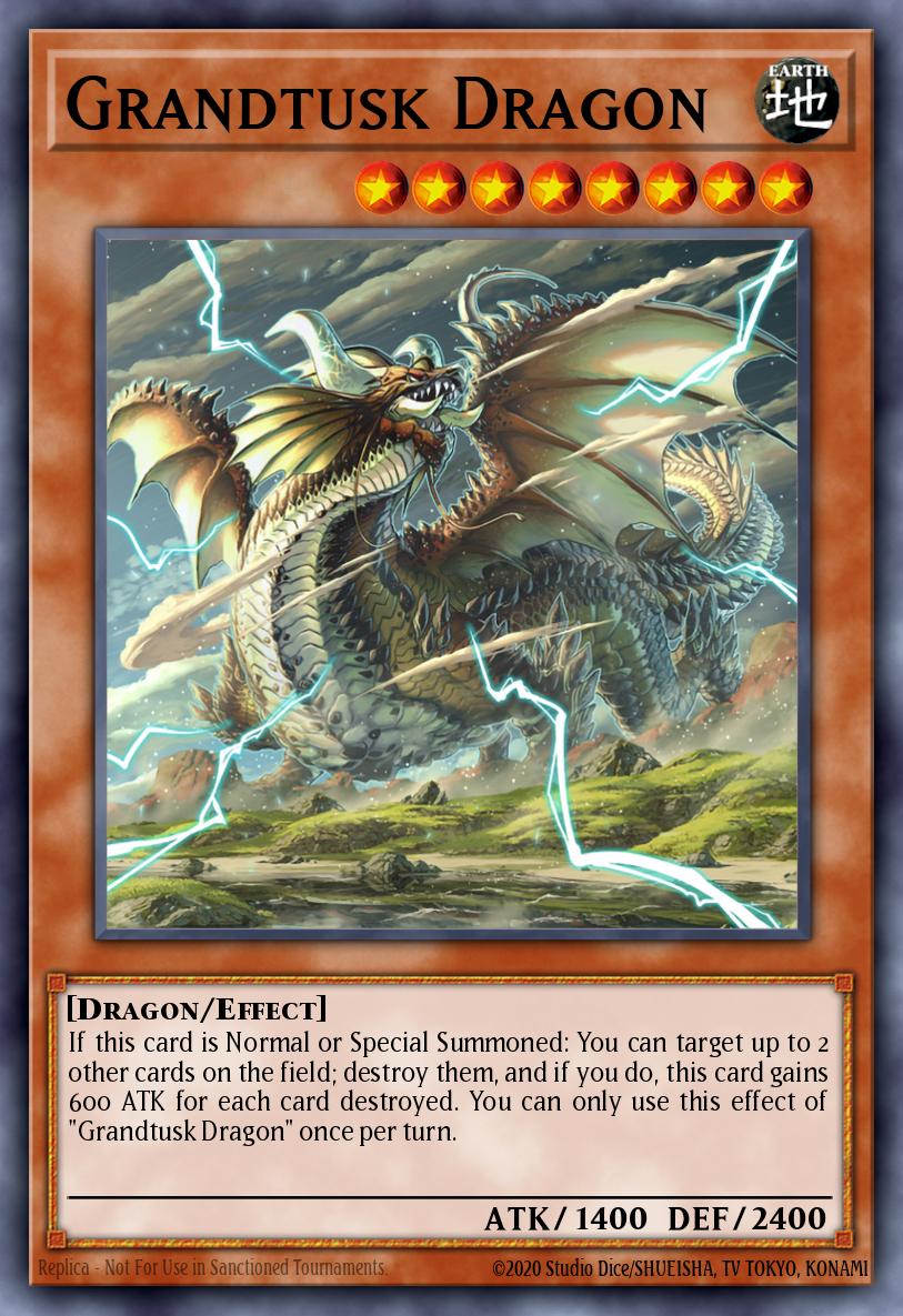 Grandtusk Dragon - POTE-EN033 Super Rare | Yu-Gi-Oh! Card