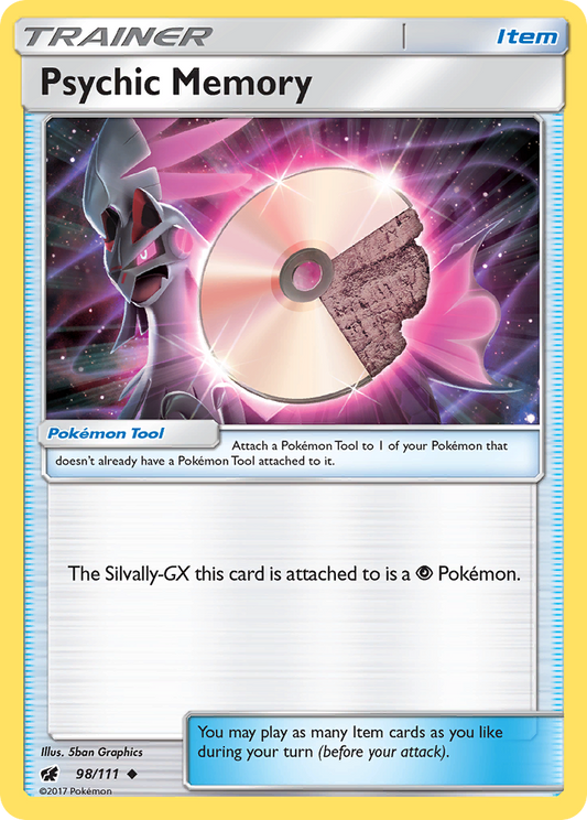 Psychic Memory 98/111 Uncommon | Crimson Invasion | Pokemon Card