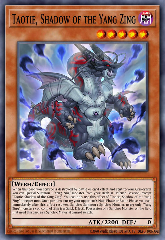 Taotie, Shadow of the Yang Zing - NECH-EN031 Super Rare | Yu-Gi-Oh! Card