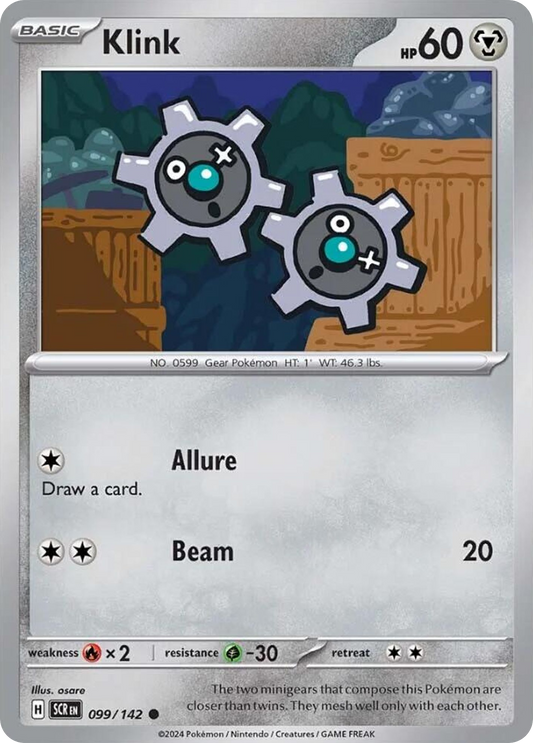 Klink 99/142 Common | Stellar Crown | Pokemon Card