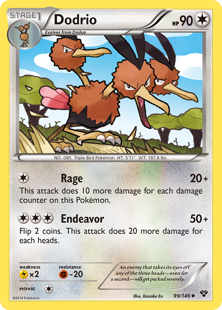 Dodrio 99/146 Uncommon | XY | Pokemon Card