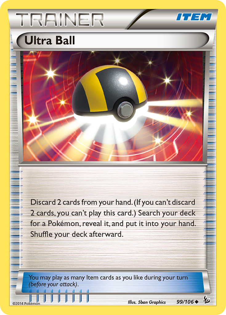 Ultra Ball 99/106 Uncommon | Flashfire | Pokémon Card