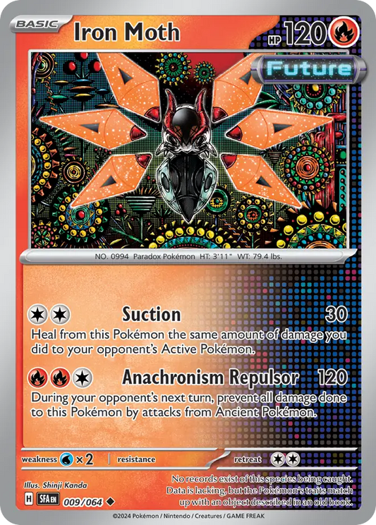 Iron Moth 9/64 Uncommon | Shrouded Fable | Pokemon Card