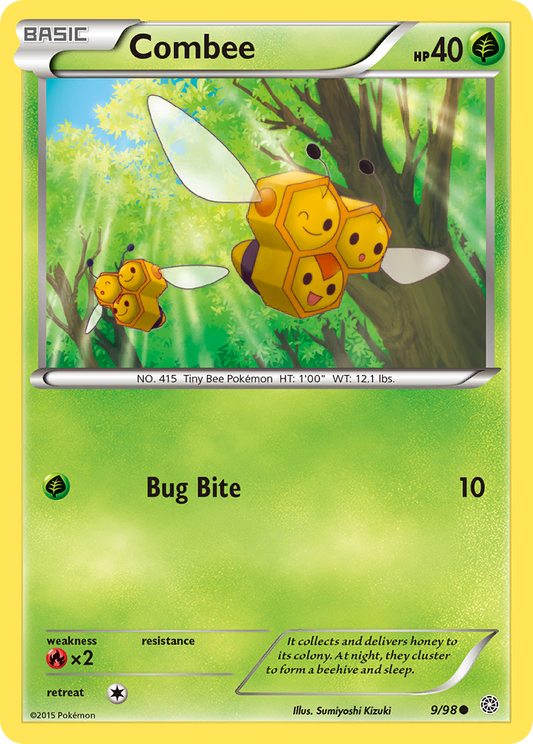 Combee 9/98 Common | Ancient Origins | Pokemon Card