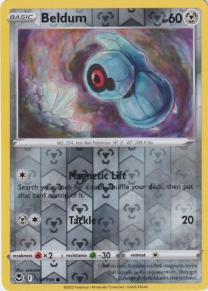 Beldum 117/195 Reverse Holo | Silver Tempest | Pokemon Card