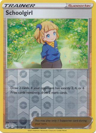 Schoolgirl 239/264 Reverse Holo | Fusion Strike | Pokemon Card